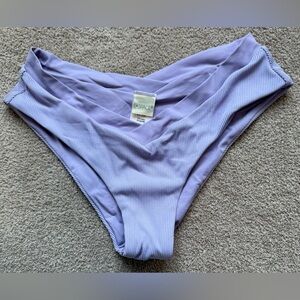 l*Space - Ribbed PRATT Bikini Bottom - Lavender